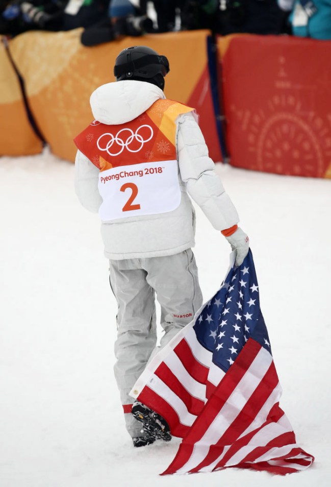 People Upset Shaun White American Flag Olympics