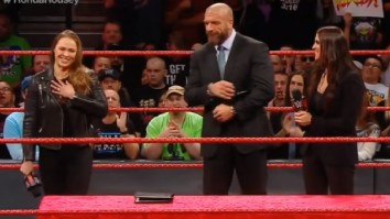 Ronda Rousey Tears Up And Gets Emotional As Fans Chant Her Name At WWE’s Elimination Chamber