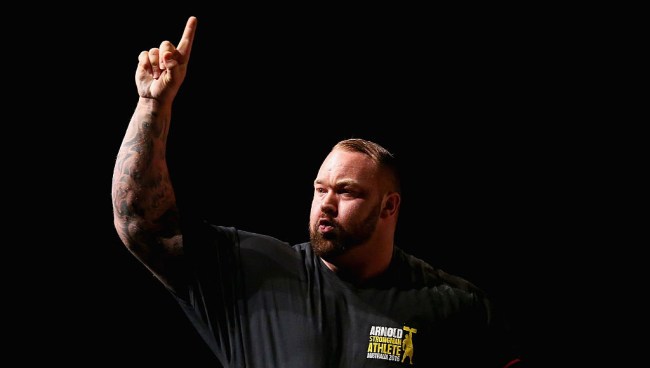Thor Bjornsson Mountain Deadlift 970 Pounds