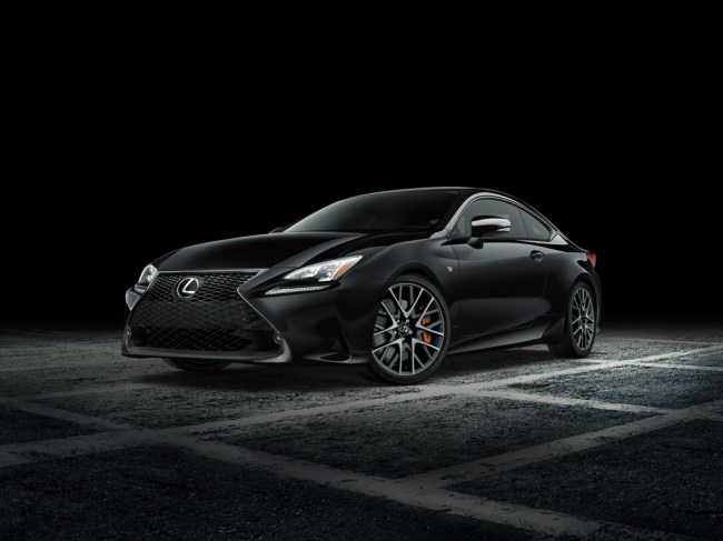 2018 lexus rc f sport black line