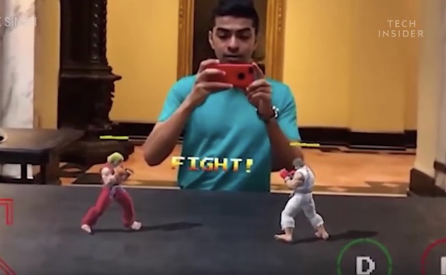 augmented reality street fighter