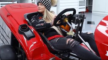 Honda Goes For ‘World’s Fastest Lawnmower’ By Building Crazy Mean Lawnmower That Zooms 134 MPH