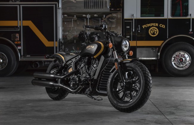 jack daniels indian scout bobber
