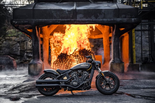 jack daniels indian scout bobber