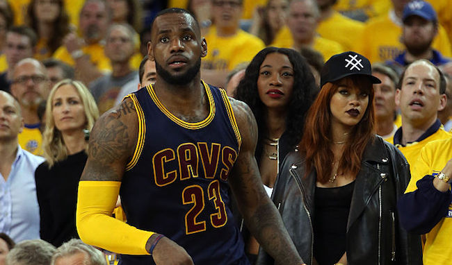 lebron james rihanna