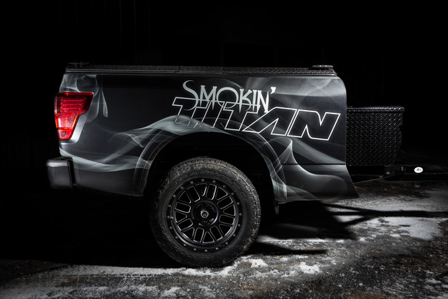 Nissan Smokin Titan BBQ Truck