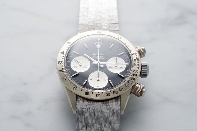 Rolex Daytona White Gold Auction MAIN