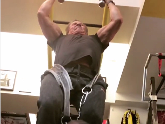 Sylvester Stallone Workout