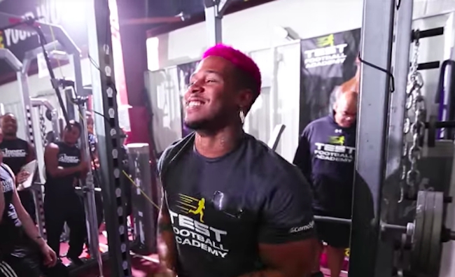 terron beckham bench press contest