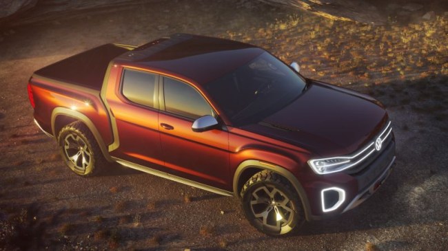 volkswagen atlas tanoak pickup truck