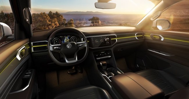 volkswagen atlas tanoak pickup truck