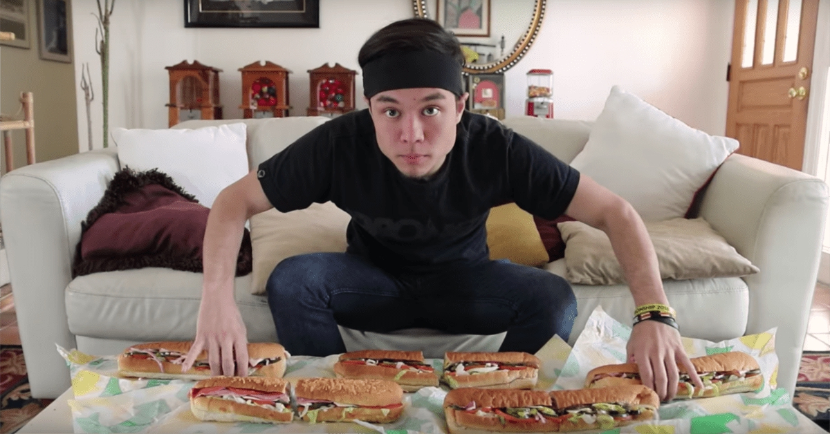 5 subway footlong challenge