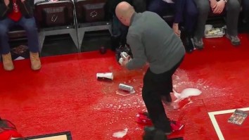 Canadian Announcers Mourned In The Appropriate Way When A Raptors Playoff Game Was Delayed Because Beer Spilled Onto The Court