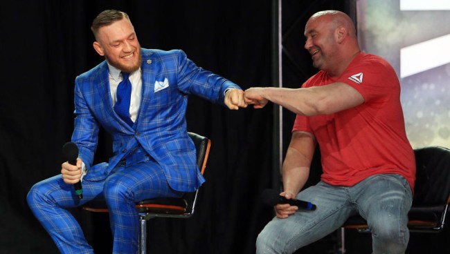 Dana White Conor McGregor Publicity Stunt
