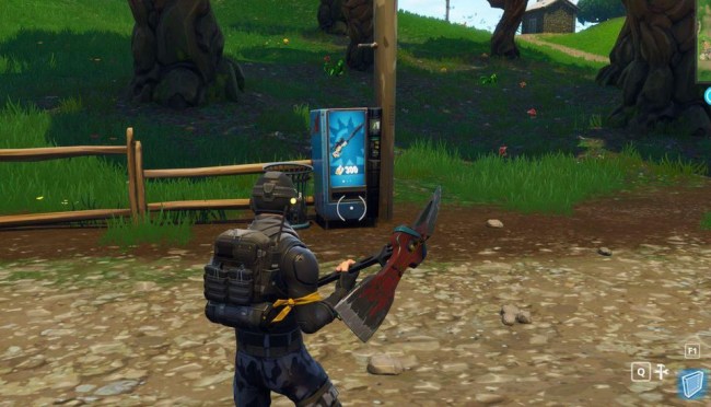fortnite battle royale vending machines map