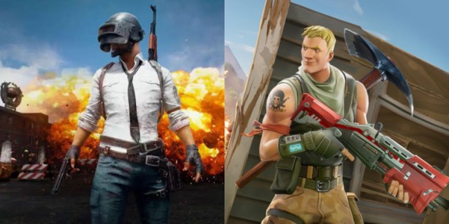 fortnite vs pubg