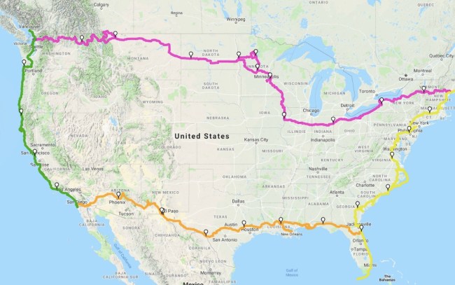 gergory hook trike across America