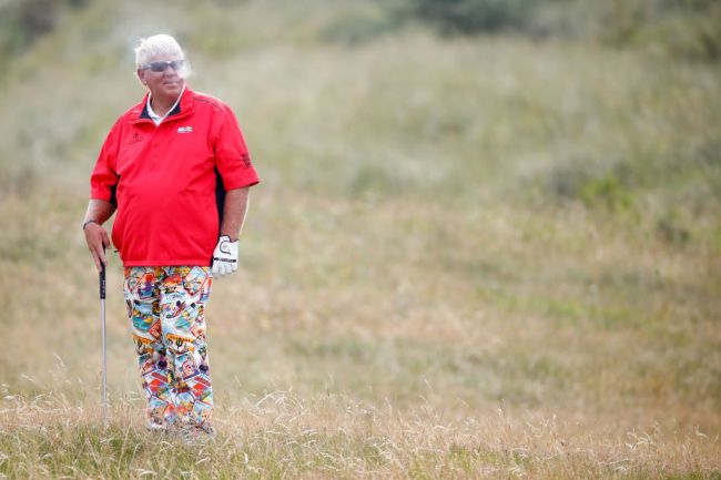 john daly hole in one barefoot