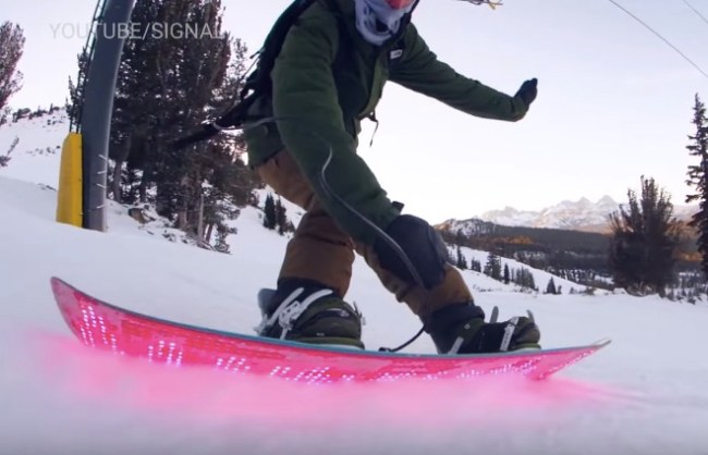 LED Snowboard