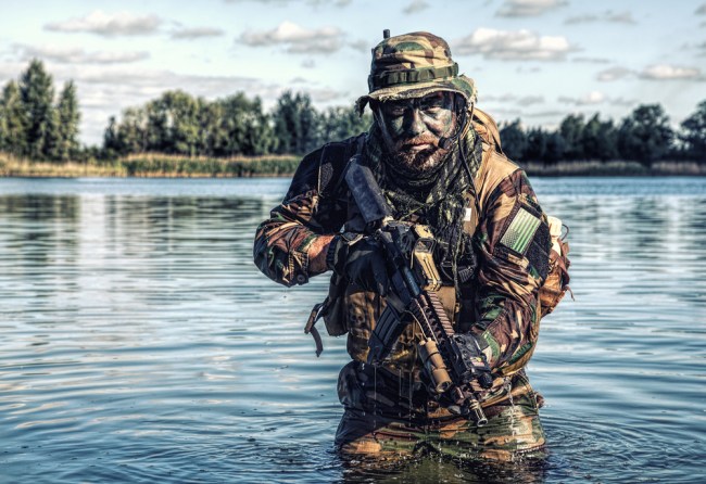 bearded soldier