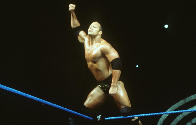 young dwayne the rock johnson wwe