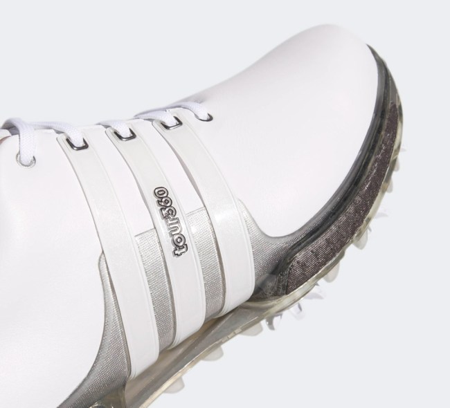adidas TOUR360 silver BOOST golf shoes
