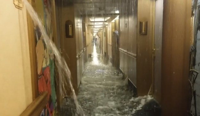 carnival cruise dream pipe burst