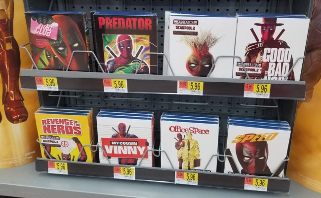 Deadpool covers 20th Century Fox blurays
