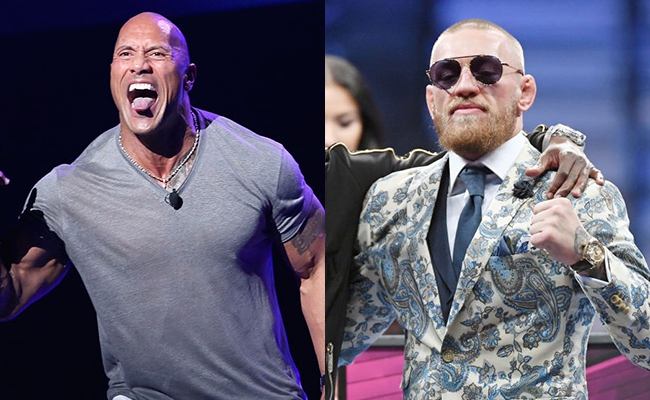 dwayne johnson conor mcgregor