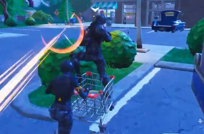 fortnite shopping cart