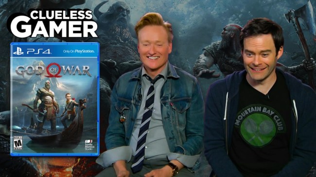 Conan Clueless Gamer Bill Hader God Of War