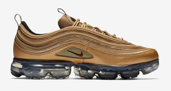 Nike Vapormax 97 Metallic Gold
