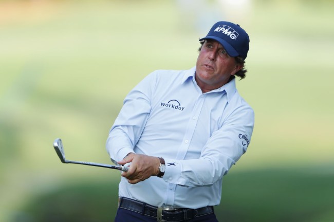 Phil Mickelson tpc sawgrass button up shirt