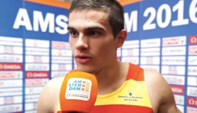 runner finds out he won gold