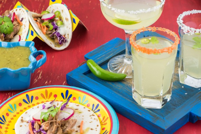 tacos margaritas cinco de mayo