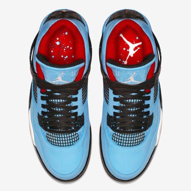 travis scott air jordan 4 houston oilers