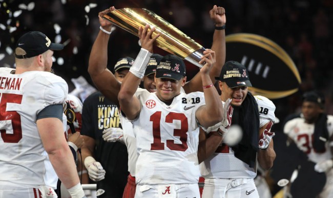 Tua Tagovailoa alabama national championship