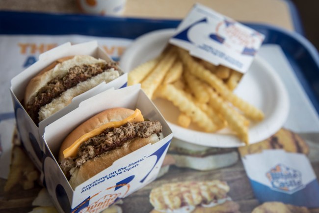 white castle impossible sliders burger