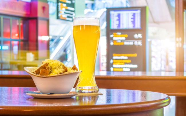 food beer airport bar