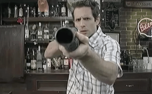 blasted face its always sunny