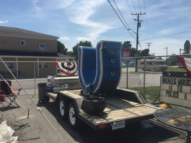 custom Indianapolis Colts smoker