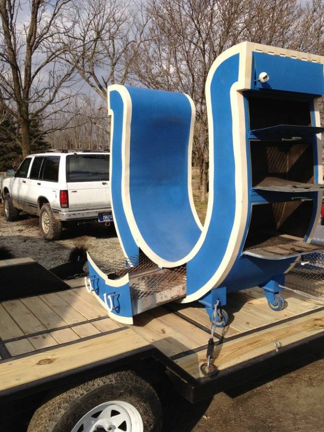 custom Indianapolis Colts smoker