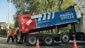 Domino’s Is Fixing America’s Potholes Because They’re Ruining Pizza, They’ll Even Repair Your Roads
