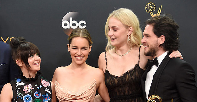 Emilia Clarke Final Scene Wrap Party