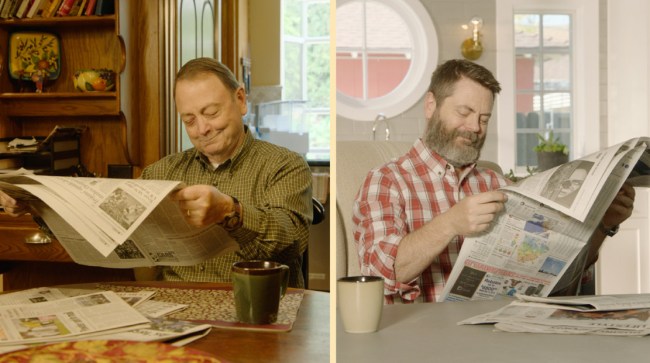 Nick and Ric Offerman Like Father Like Son