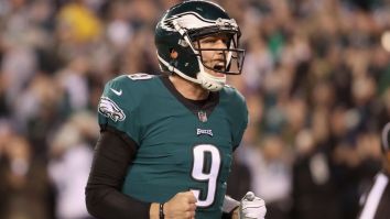 This Eagles Fan Who Held Up A Custom Jersey In A Picture With Nick Foles Is An Instant Internet Folk Hero