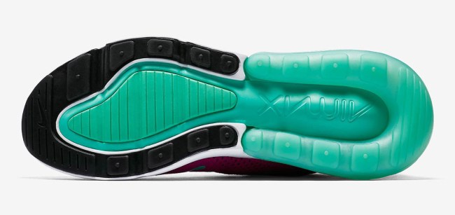Nike Air Max 270 Flyknit Fuchsia Teal
