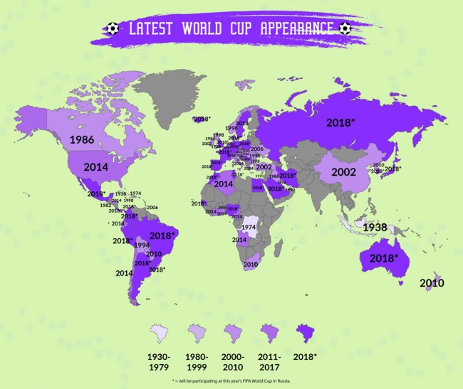 World Cup Facts HistoryTrivia Maps