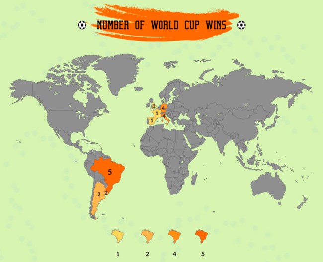 World Cup Facts HistoryTrivia Maps