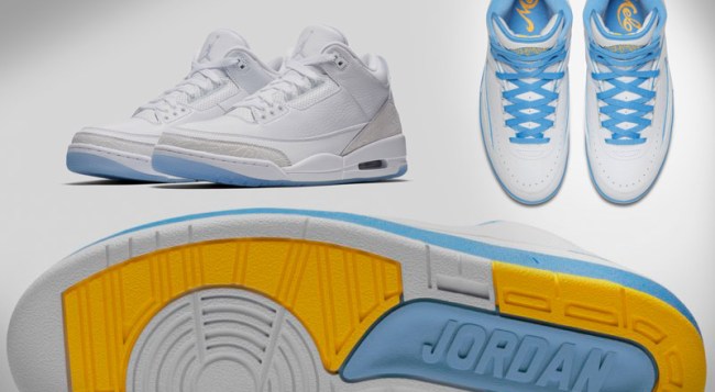 AIR JORDAN II MELO III Triple White